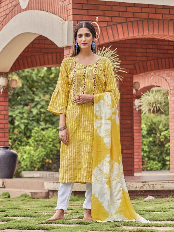 Ft Coral Vol 01 Fancy Rayon Kurti With Pant And Dupatta Collection